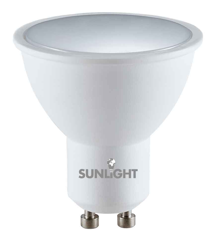 SUNLIGHT LED 7.5W LAMP GU10 700LM 6500K 120° FROSTED