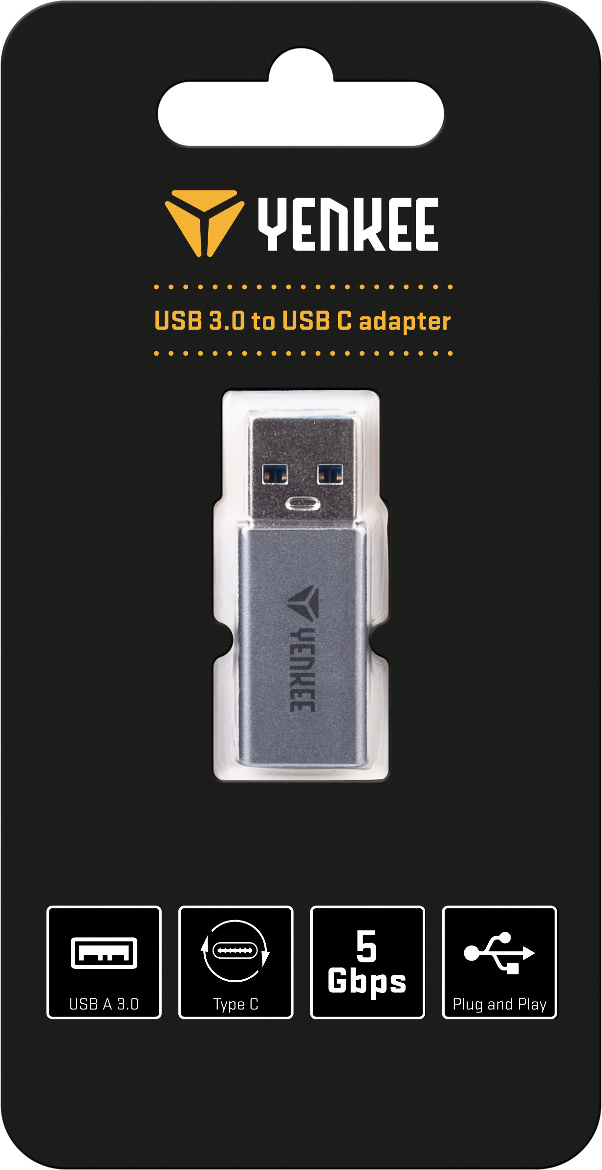 YENKEE YTC 020 ΠΡΟΣΑΡΜΟΓΈΑΣ USB 3.0 ΣΕ USB C