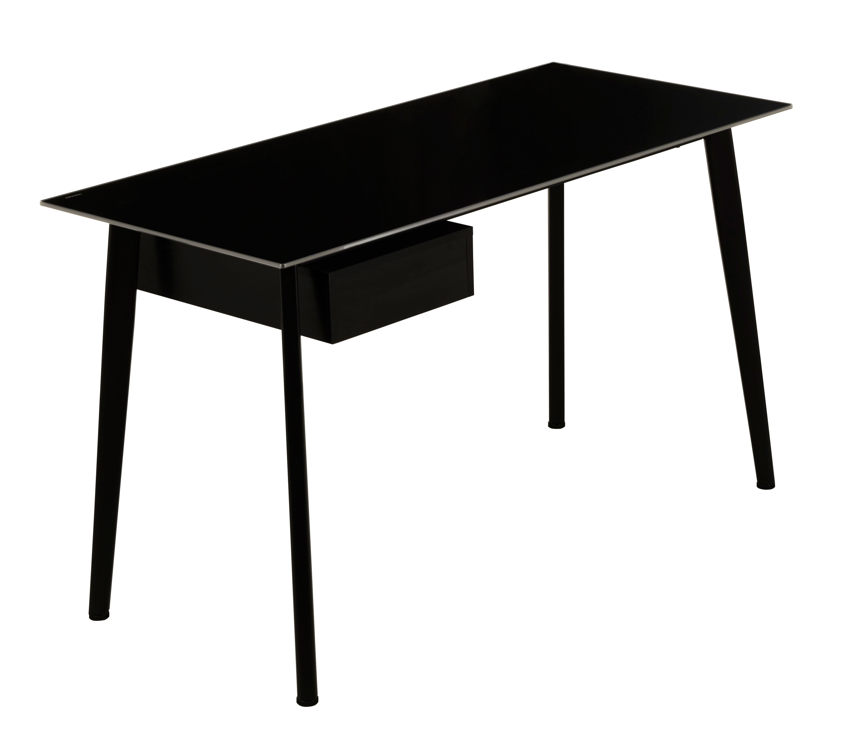 SUPERLIVING COMPUTER TABLE 130X60X76CM BLACK