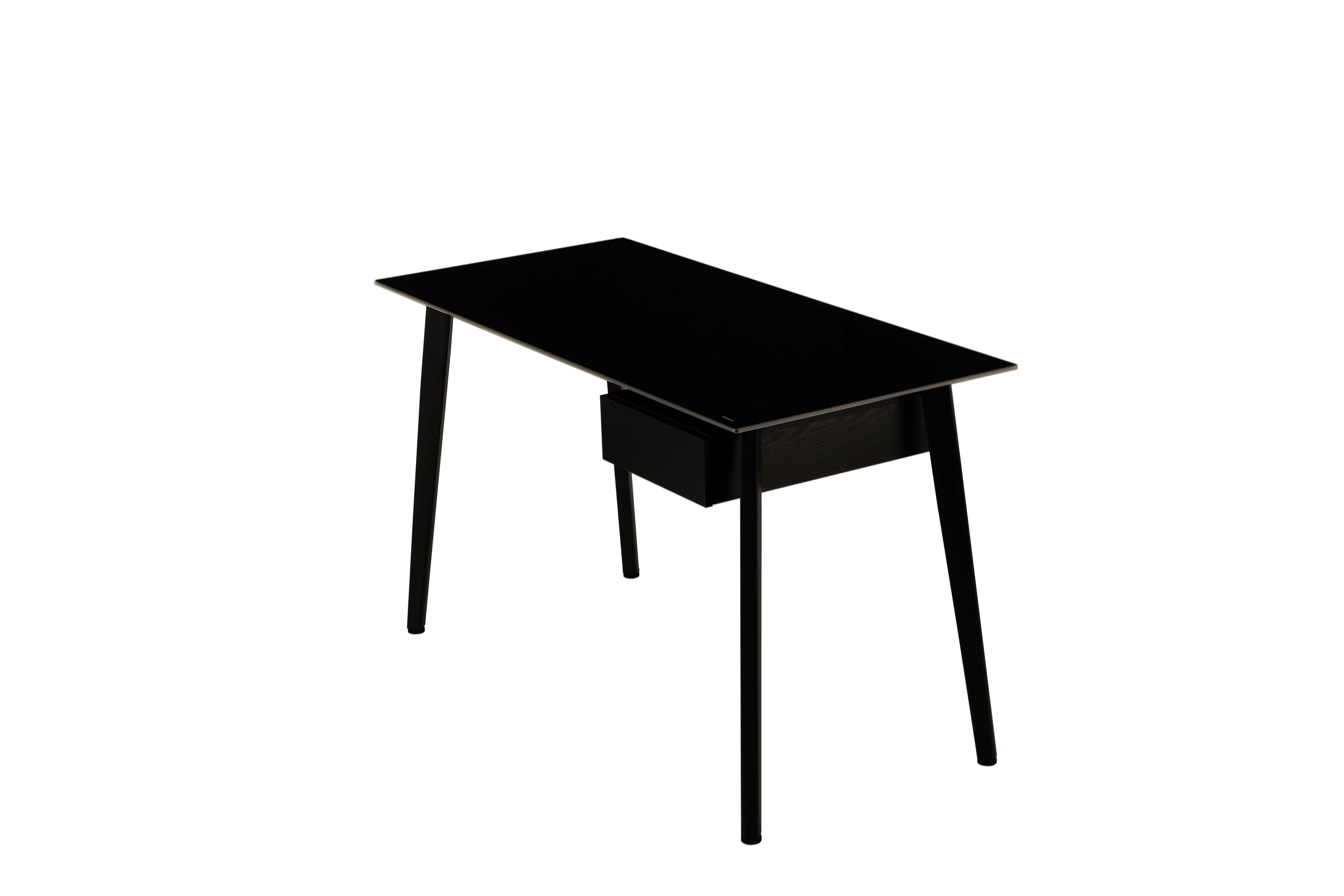 SUPERLIVING COMPUTER TABLE 130X60X76CM BLACK