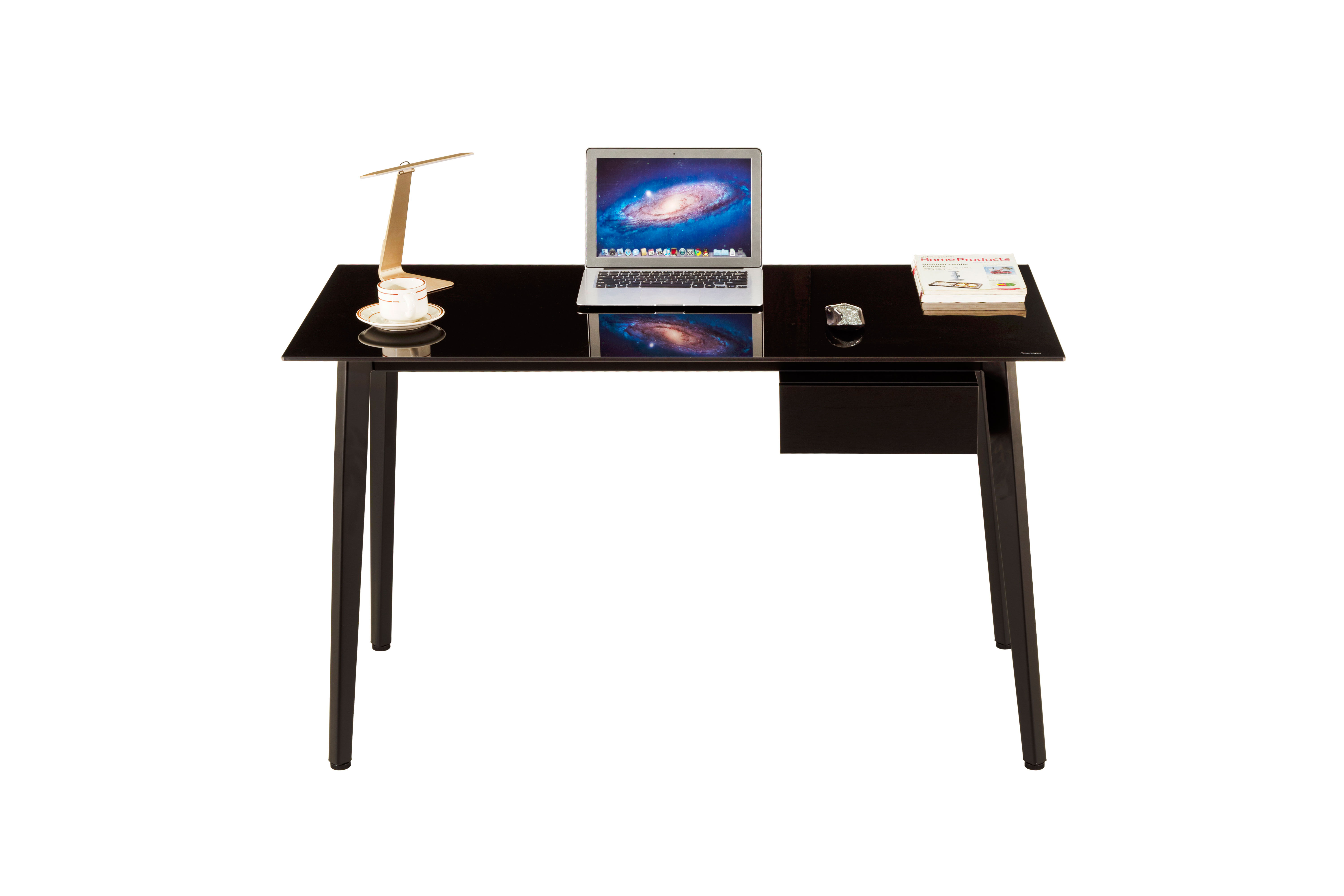 SUPERLIVING COMPUTER TABLE 130X60X76CM BLACK