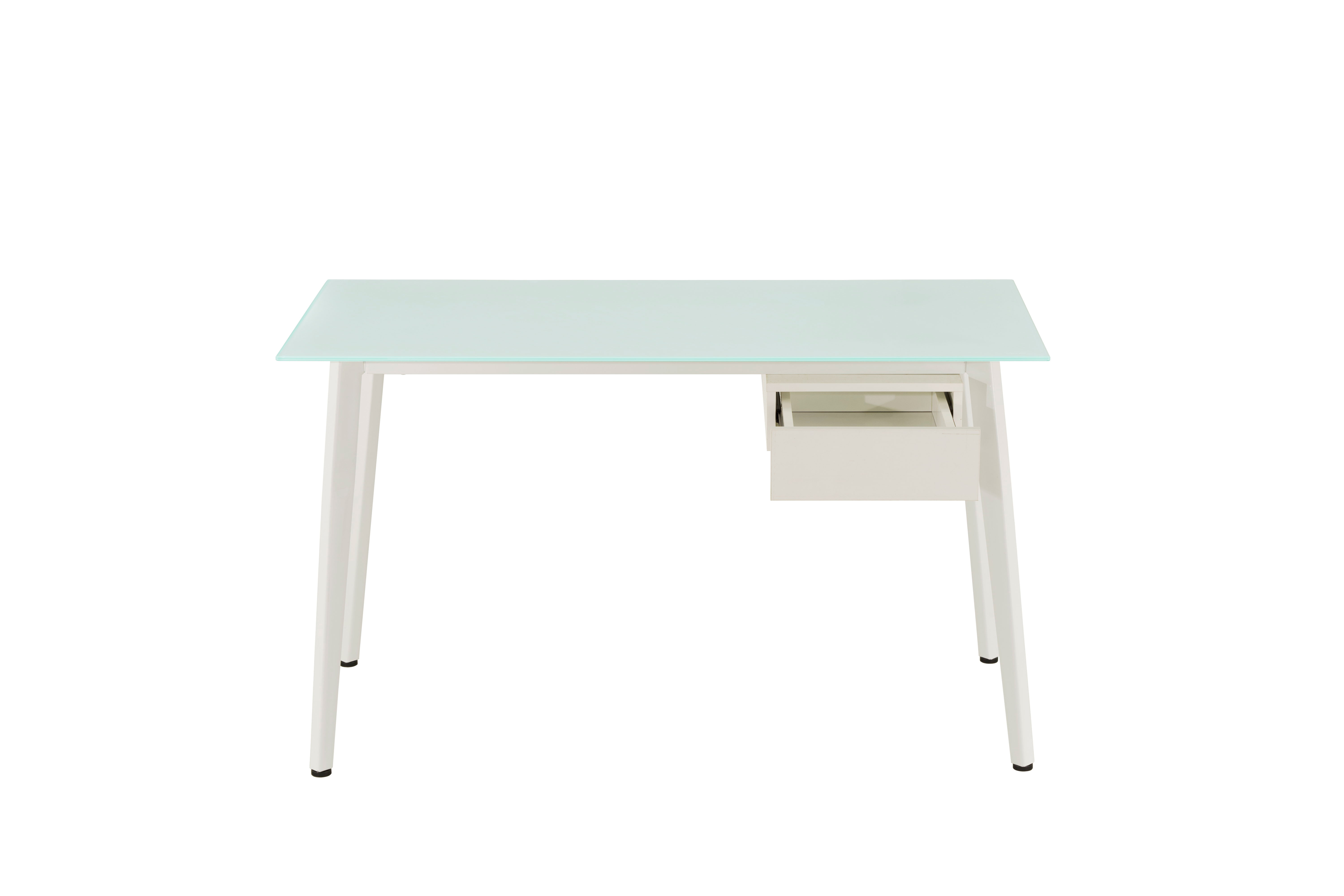 SUPERLIVING COMPUTER TABLE 130X60X76CM WHITE