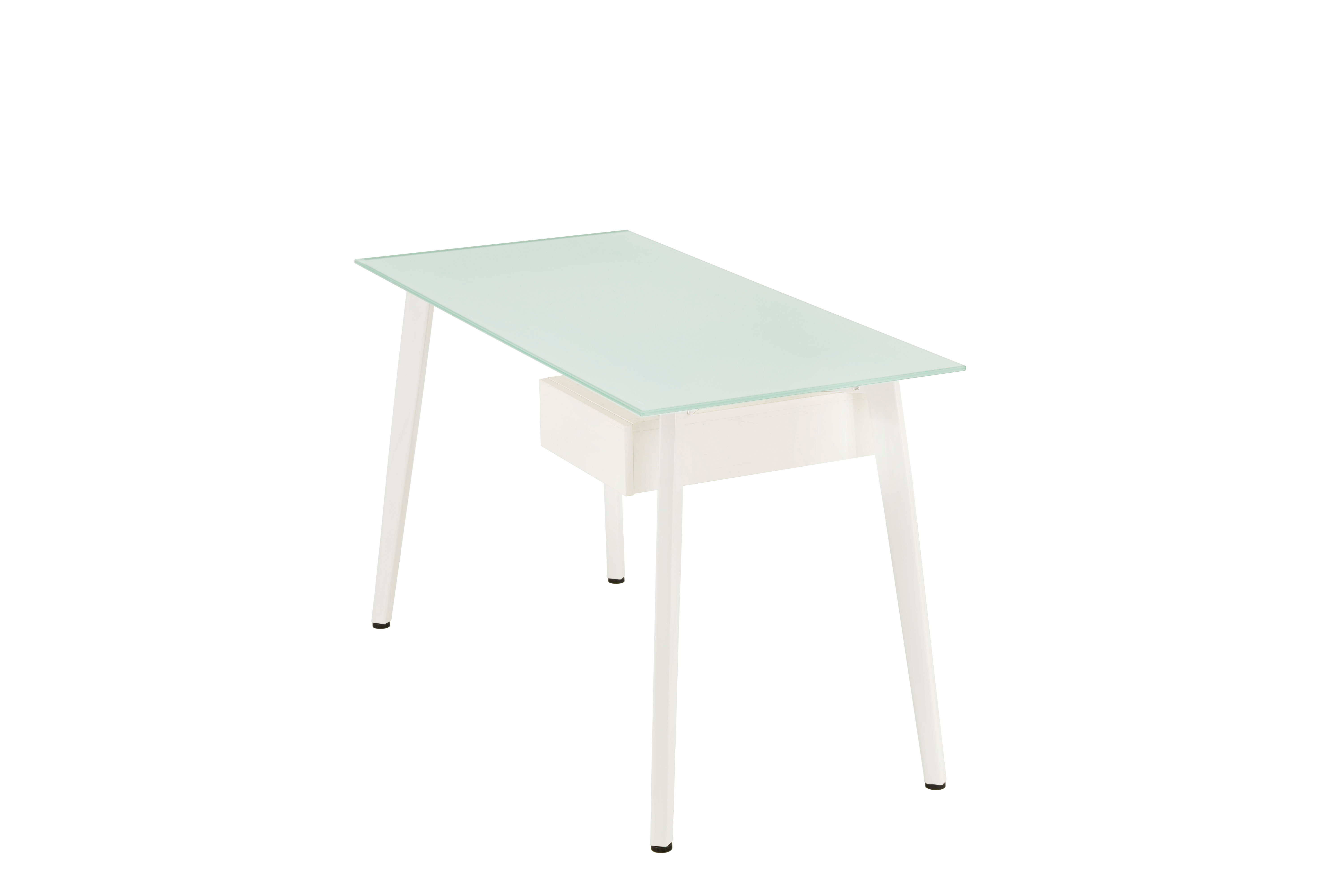 SUPERLIVING COMPUTER TABLE 130X60X76CM WHITE