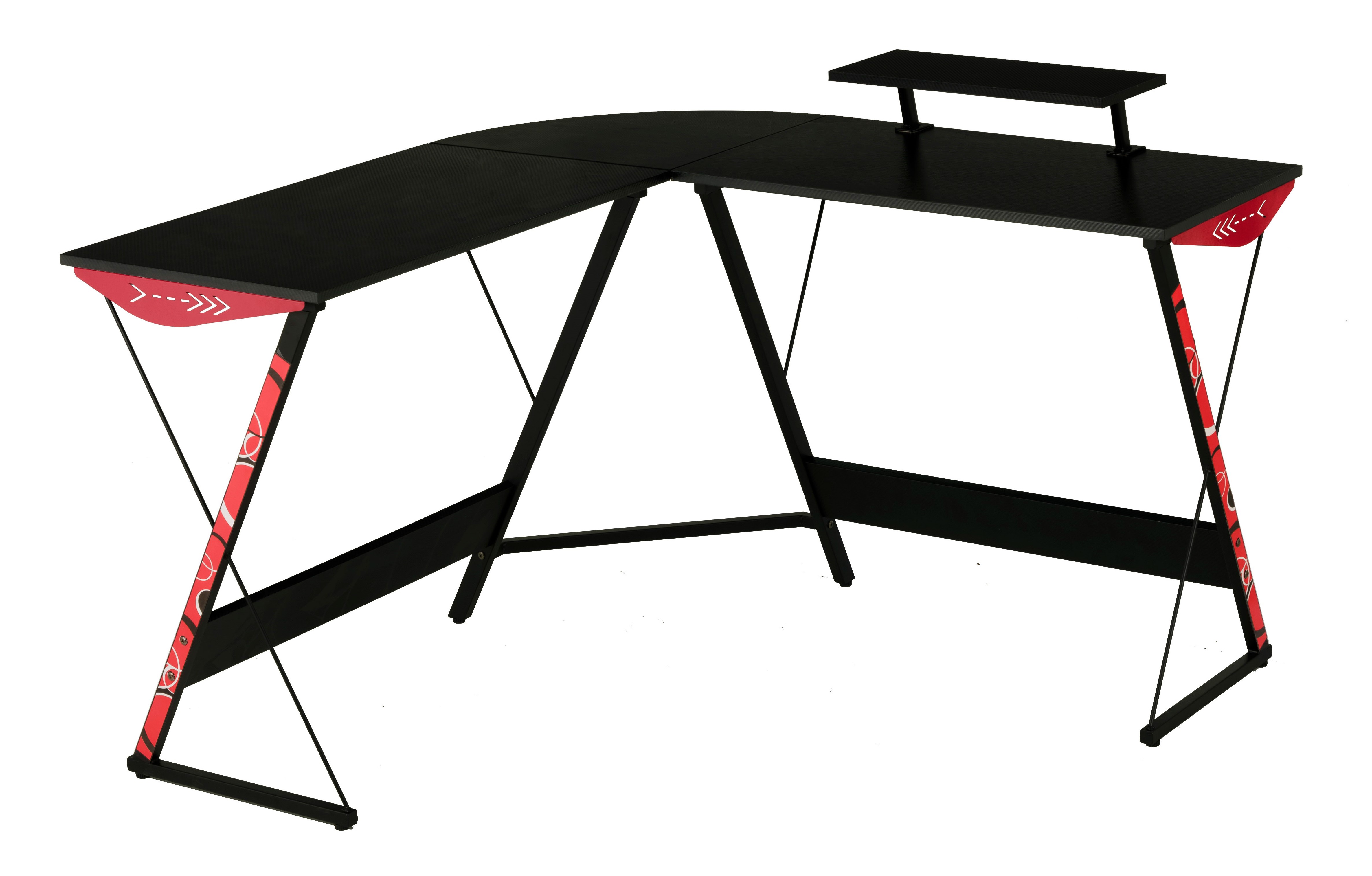 SUPERLIVING ZEUS GAMING DESK 125X125X87.5CM