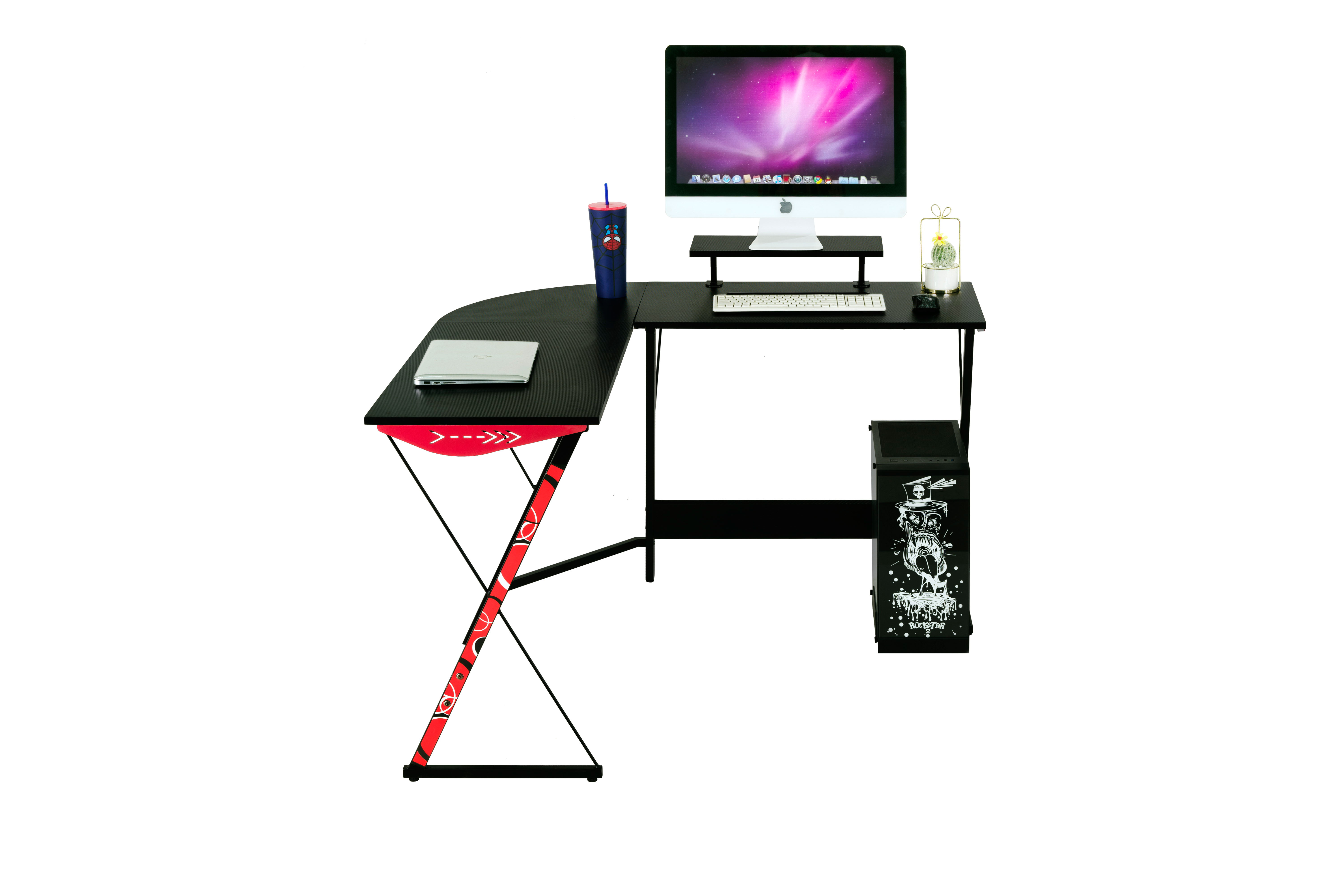 SUPERLIVING ZEUS GAMING DESK 125X125X87.5CM