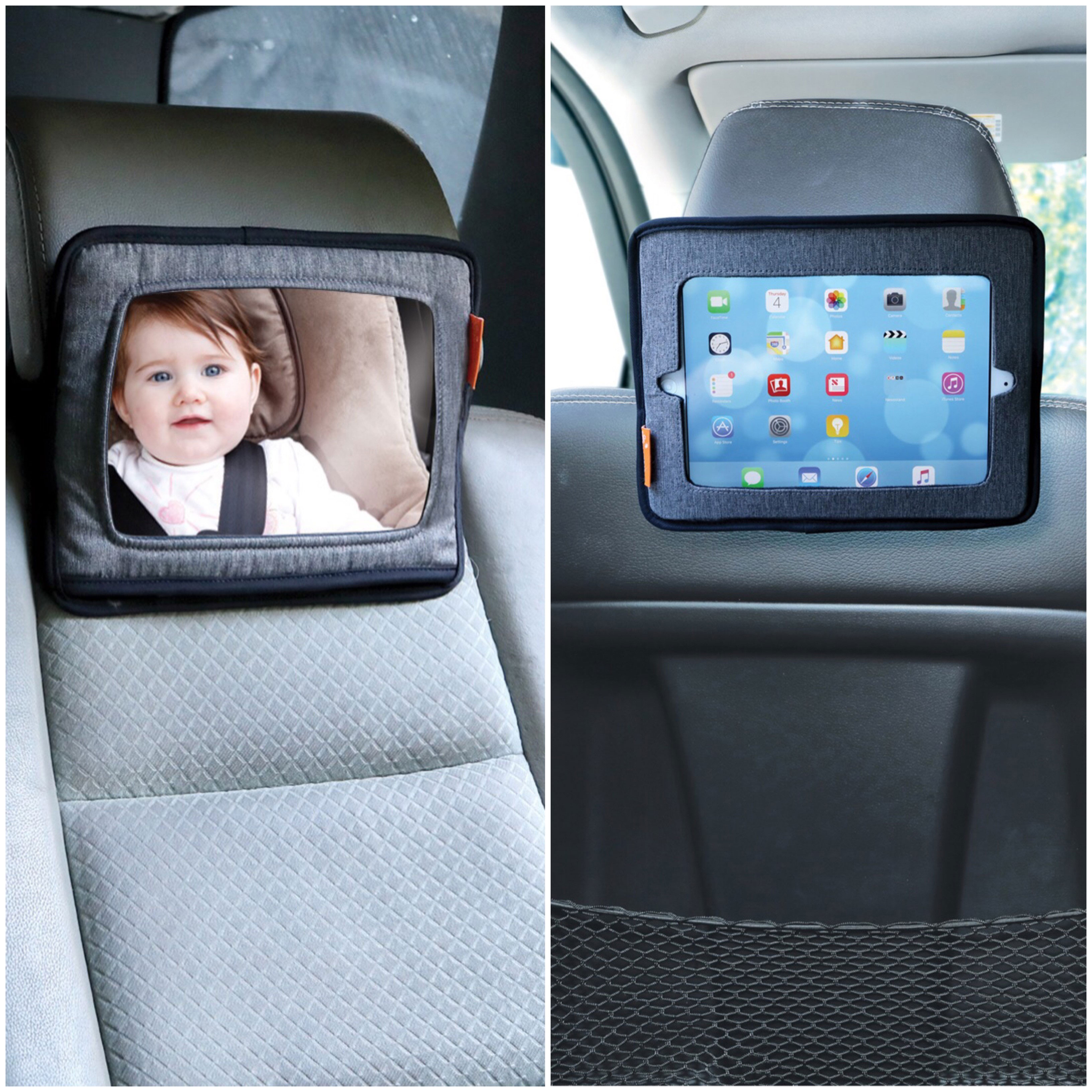 DREAMBABY BACK SEAT MIRROR AND TABLET HOLDER