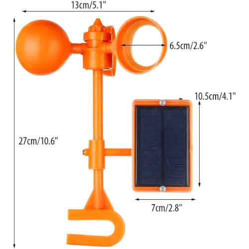 KAOKEY BIRD REPELLER WITH SOLAR SOUND