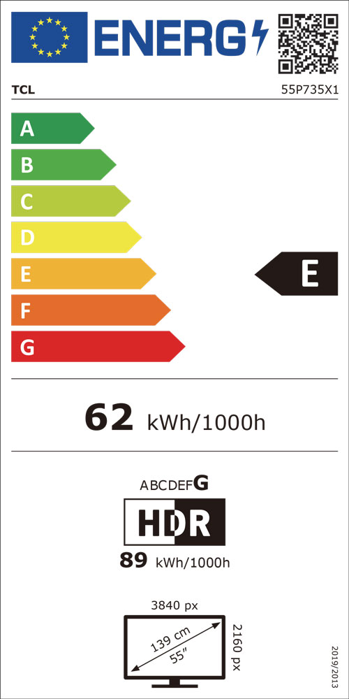 TCL 55P735 ΤΗΛΕΟΡΑΣΗ 55'' LED UHD ANDROID 2700PPI 55''