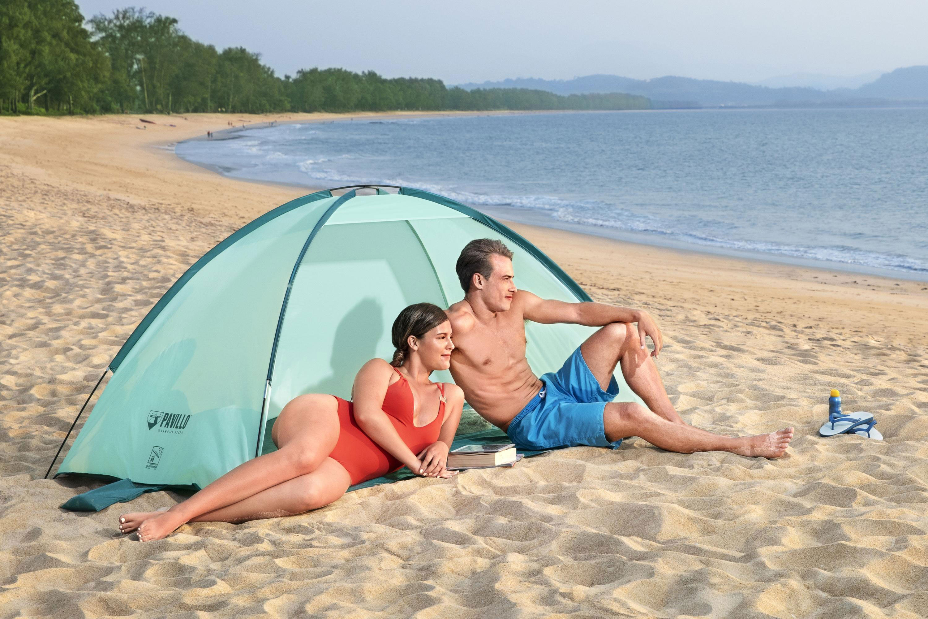 BESTWAY 68105 BEACH TENT 2X1.20X95CM