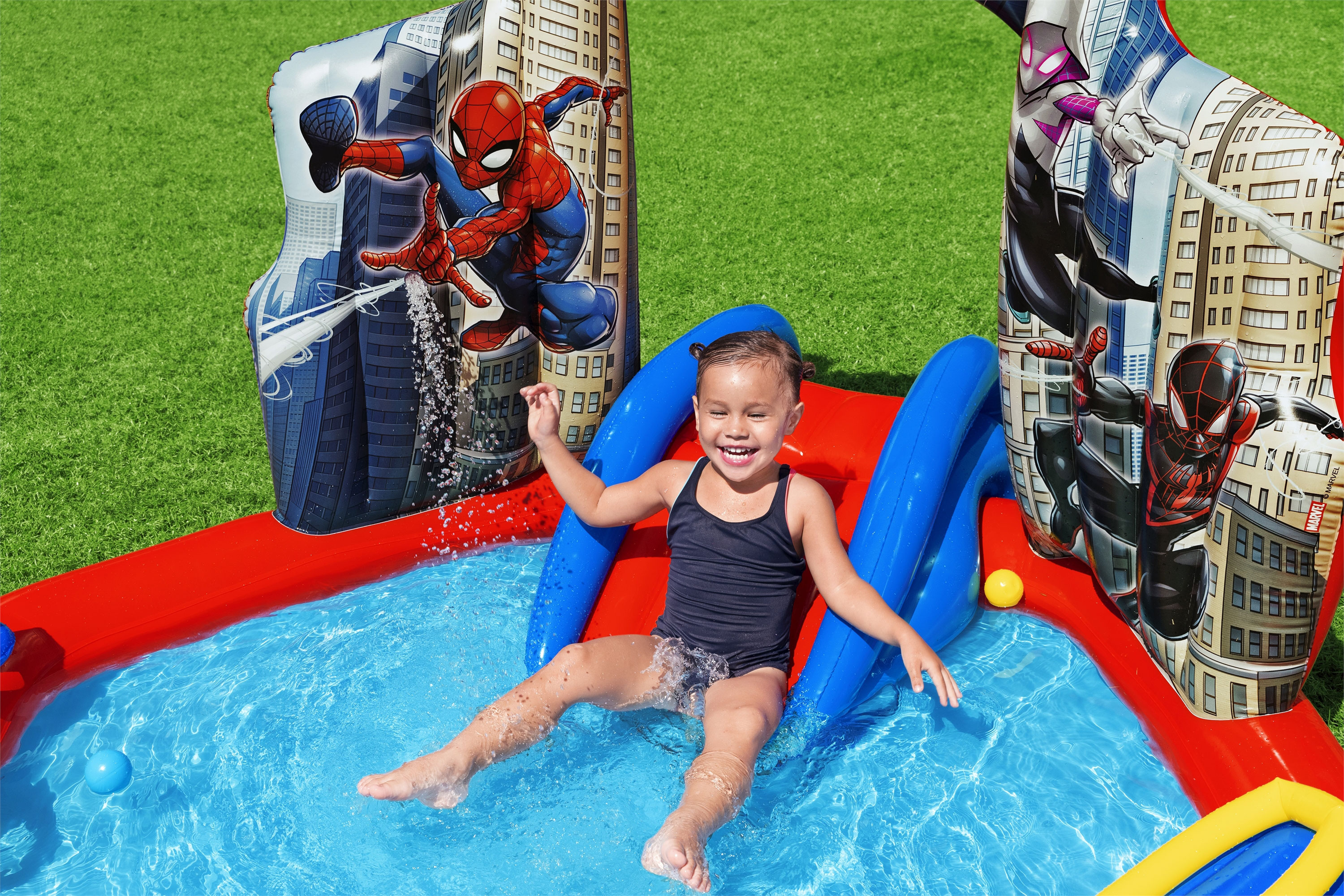 BESTWAY 98793 SPIDERMAN ΠΑΙΔΙΚΗ ΠΙΣΙΝΑ 211X206X127CM