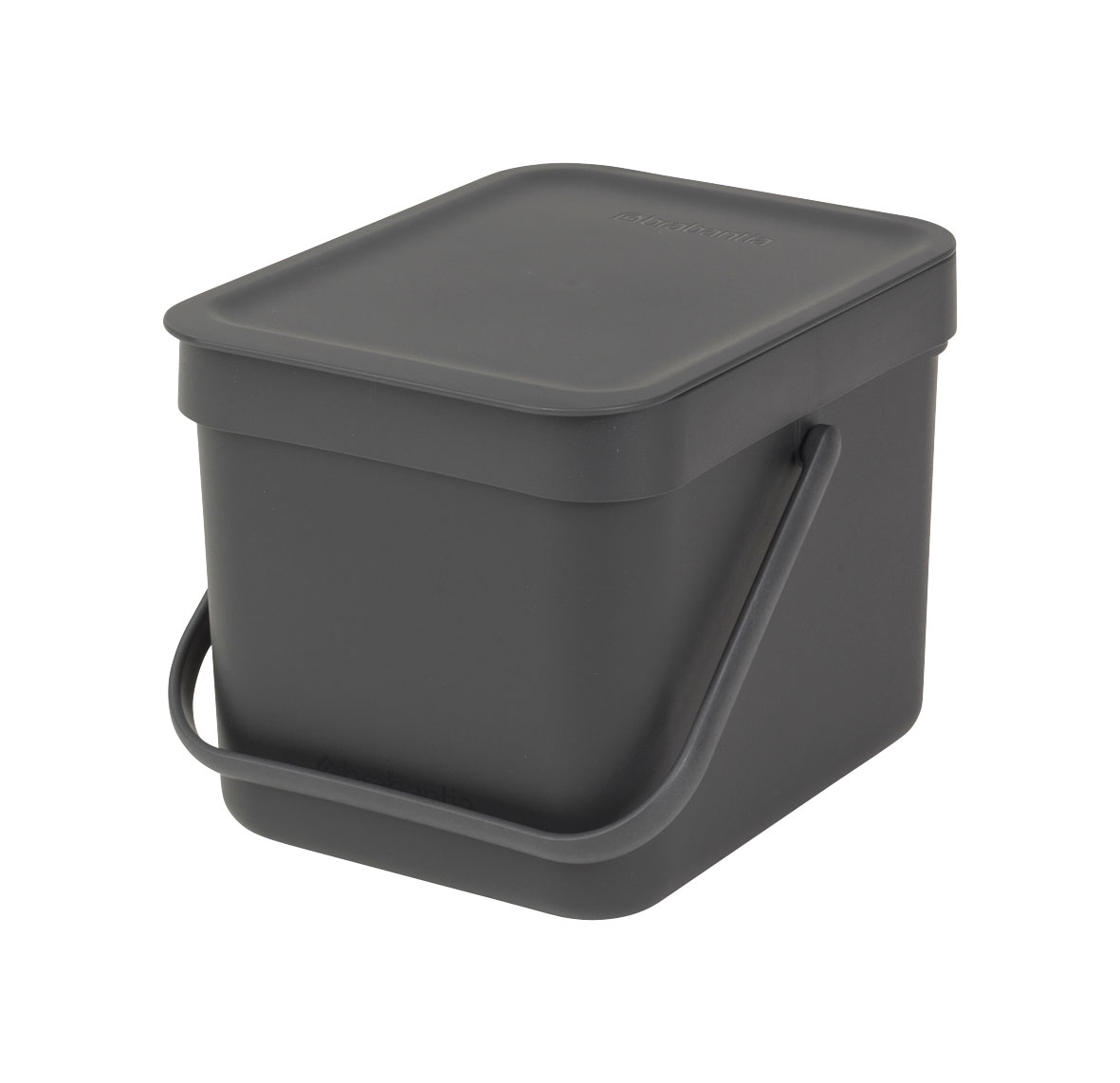 BRABANTIA SORT & GO WASTE BIN 6L DARK GREY