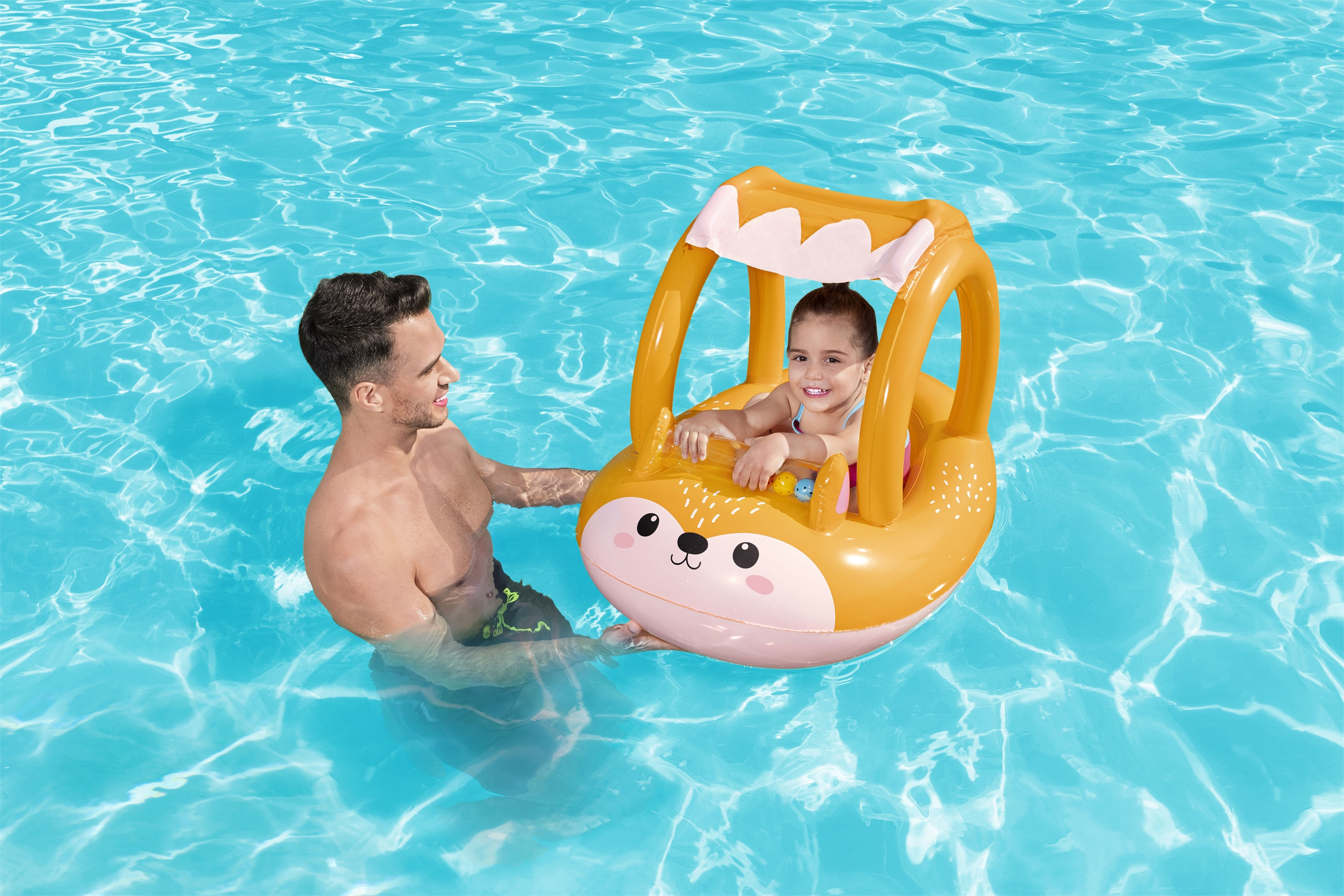 BESTWAY 34168 FRIENDLY FOX BOAT 94X66CM