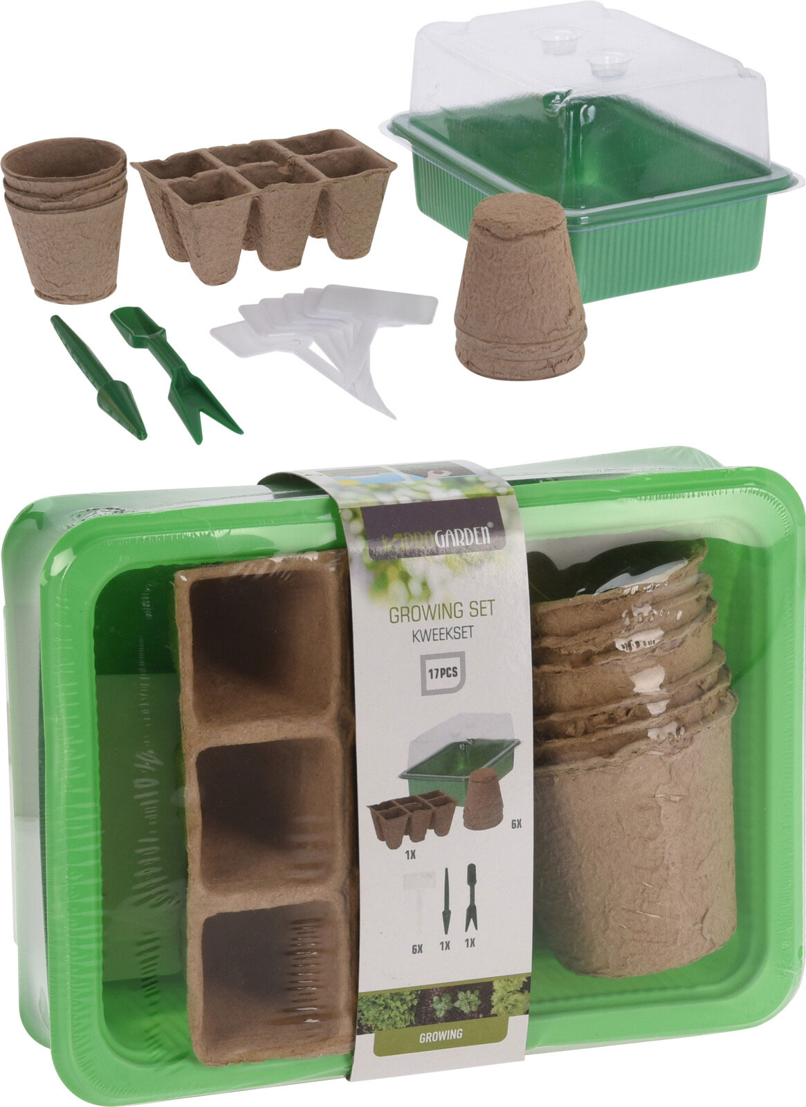 MINI START SET SEED TRAY 17PCS