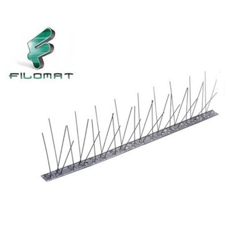 FILOMAT BIRD DETERRENT FLEX STAINLESS STEEL SPIKE 80 SPIKES 100CM