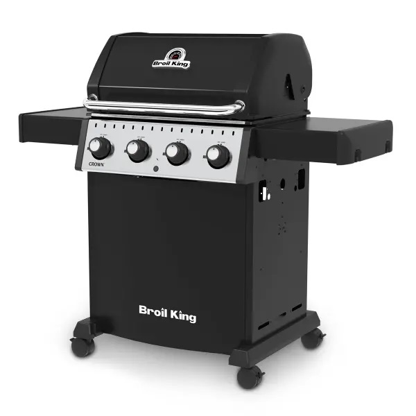 BROIL KING CROWN 410 GAS BARBEQUE 4 BURNERS 11.4KW