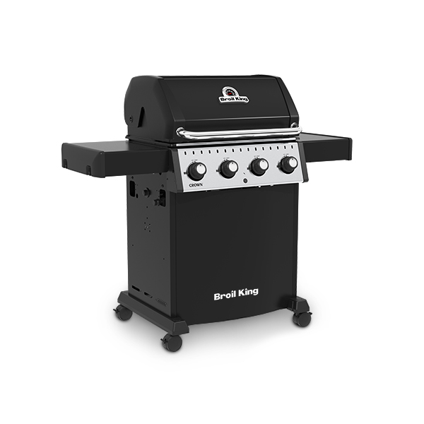 BROIL KING CROWN 410 GAS BARBEQUE 4 BURNERS 11.4KW