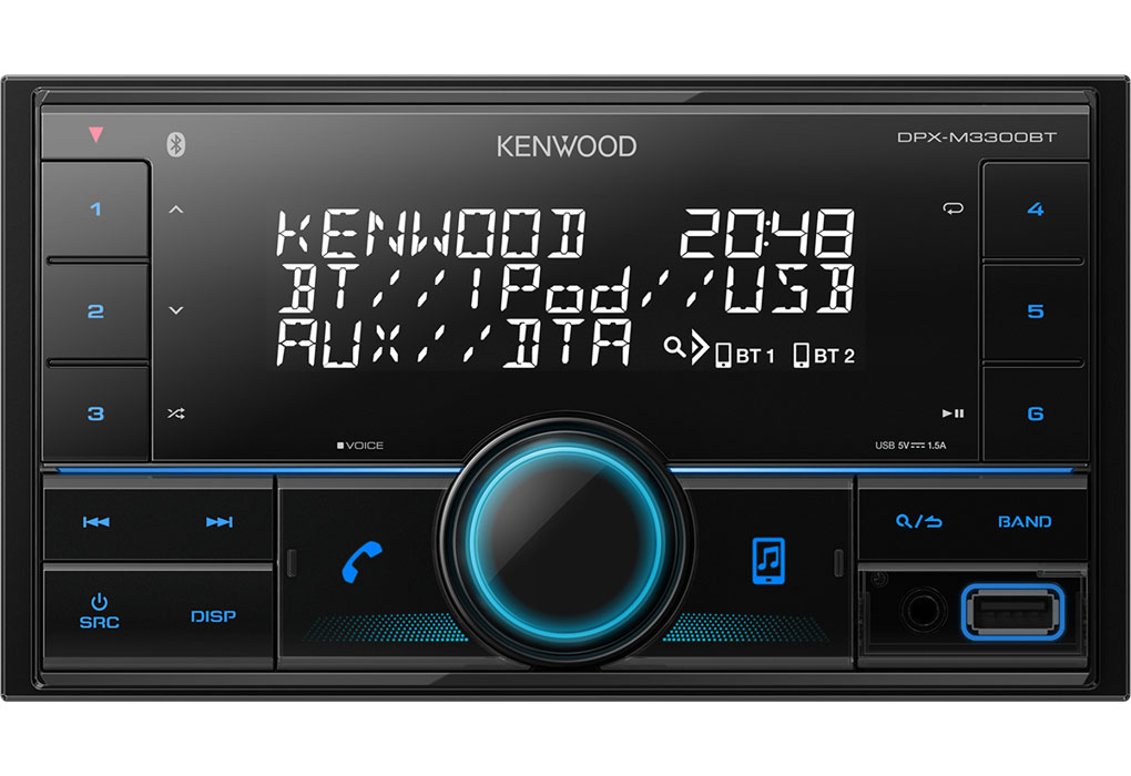 KENWOOD DPX-M3300BT ΡΑΔΙΟΦΩΝΟ DOUBLE-DIN USB/AUX/BLUETOOTH