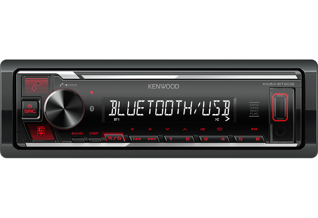 KENWOOD KMM-BT209 RECEIVER 50W USB/AUX/BLUETOOTH