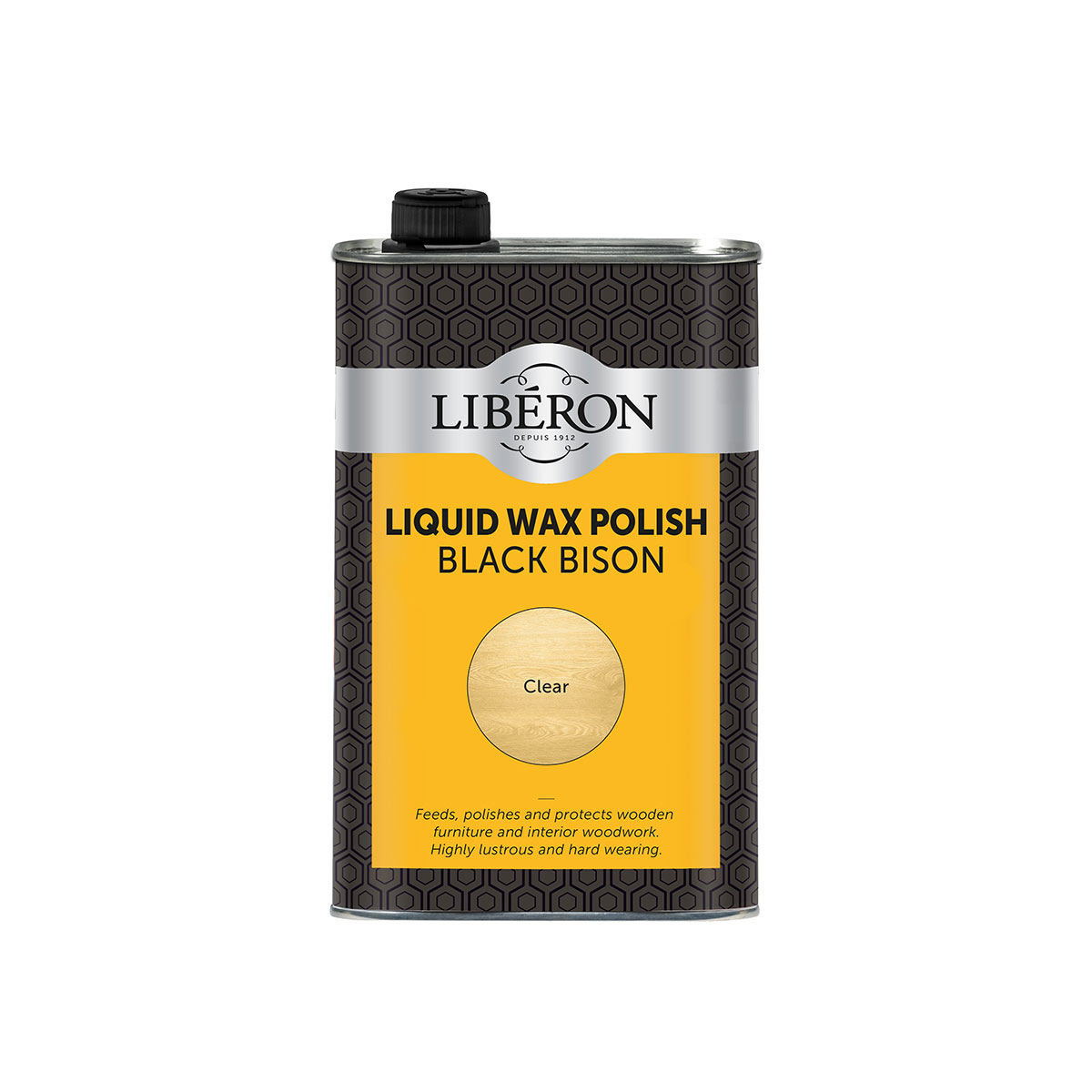 LIBERON CLEAR BLACK BISON LIQUID WAX POLISH 500ML