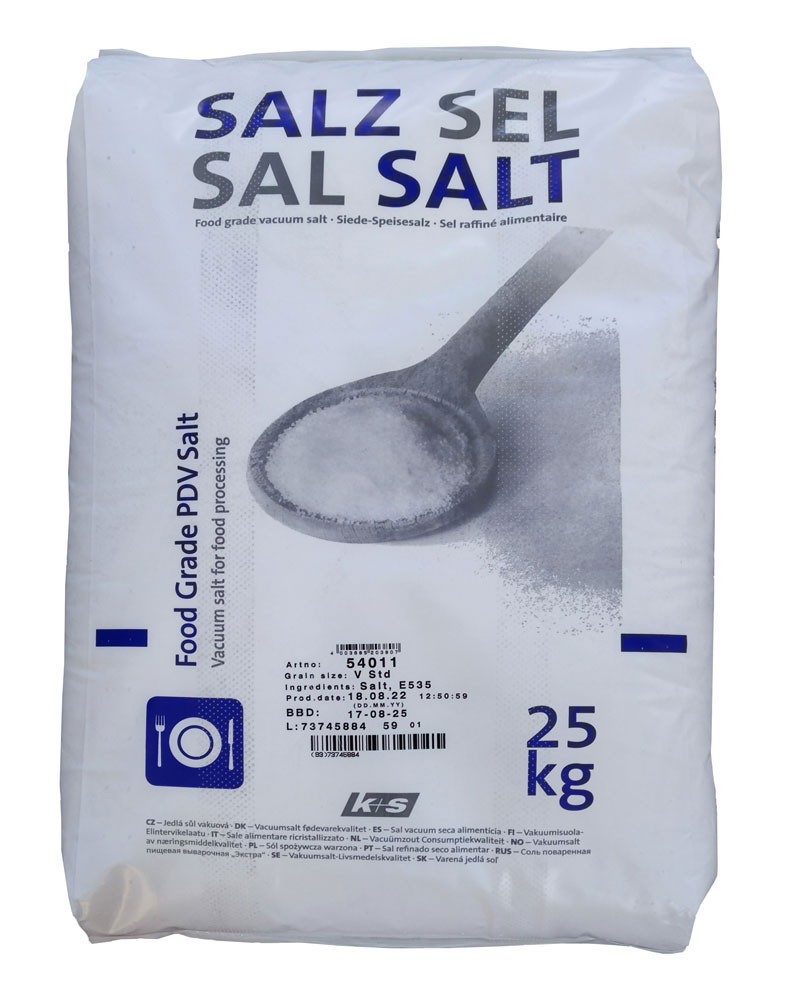 FOOD GRADE PDV SALT 25KG