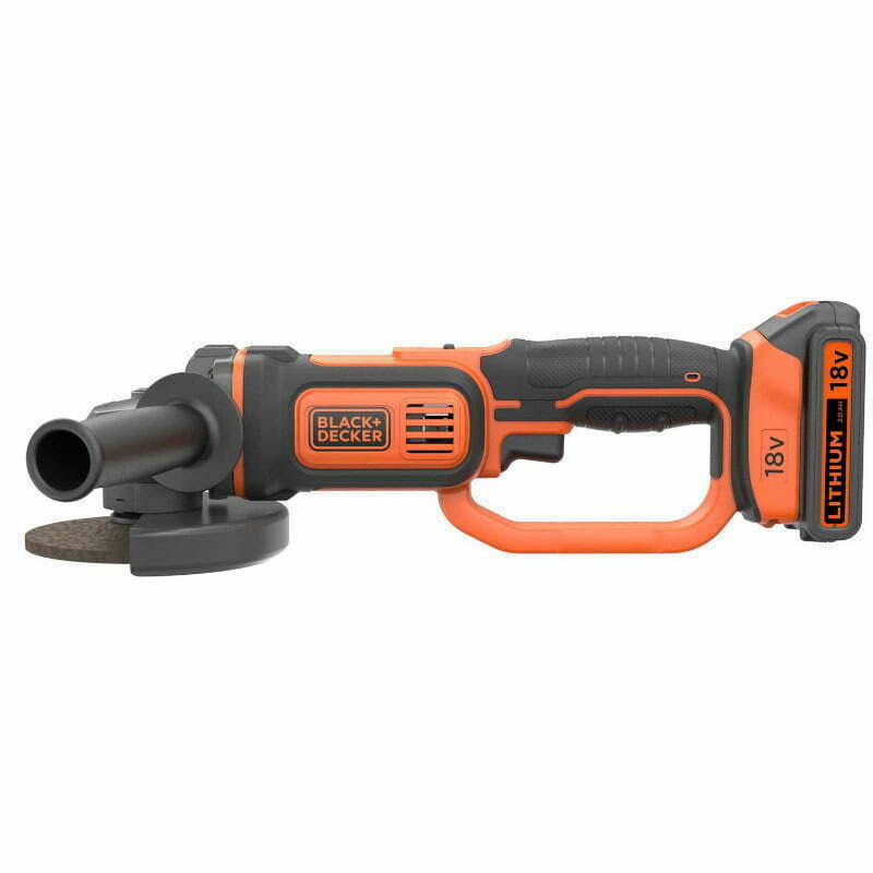 BLACK & DECKER BCG720N-XJ ANGLE GRINDER 125MM SOLO BATTERY 18V