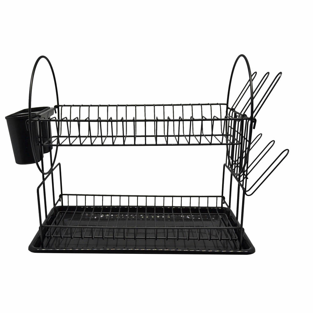 ANKOR DISHRACK 2 TIER 50X24CM BLACK