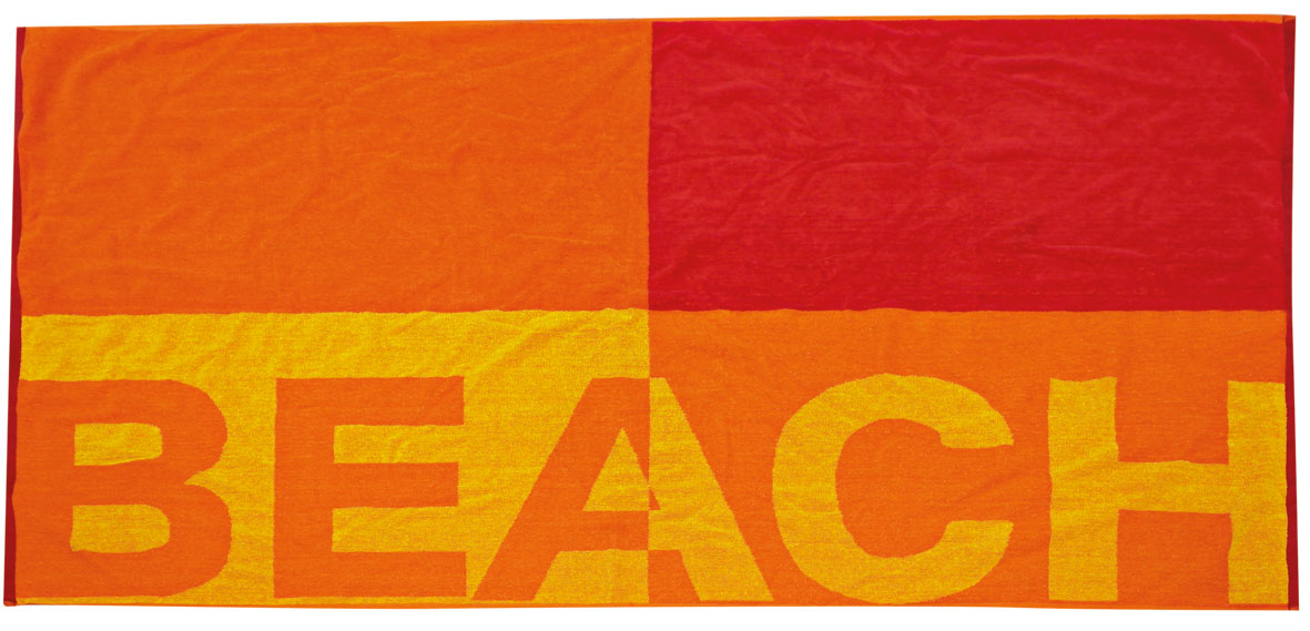 BEACH TOWEL JAQUARED 86X160CM 4 ASSORTED DESIGNS