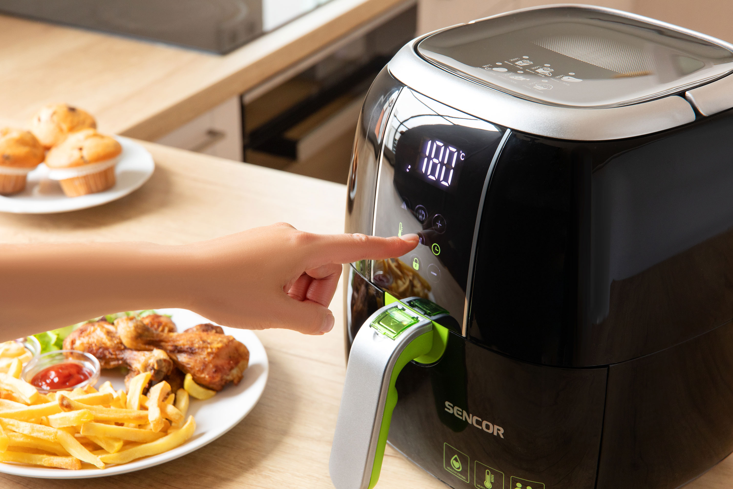 SENCOR SFR 5321BK AIR FRYER 1400W 3L