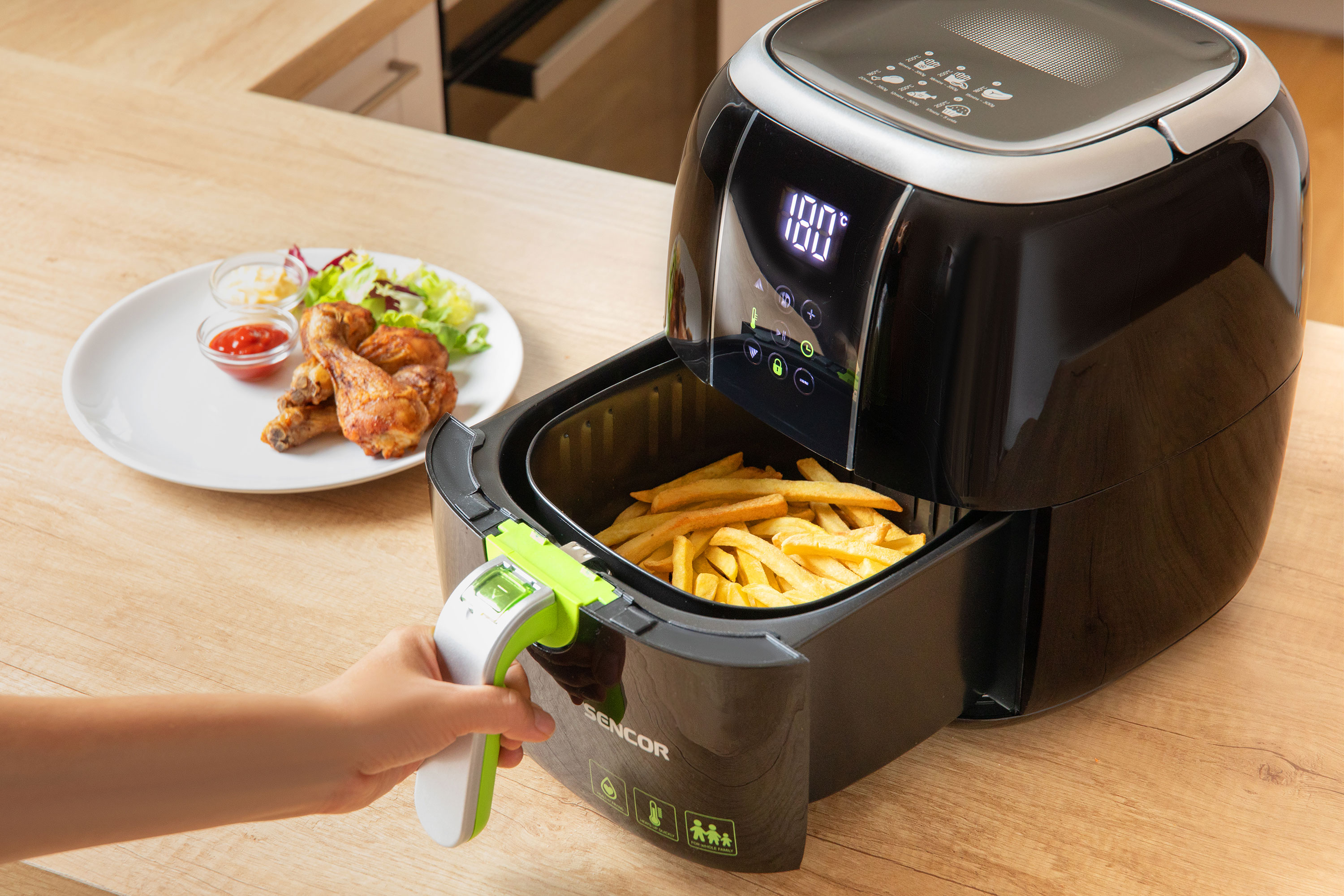 SENCOR SFR 5321BK AIR FRYER 1400W 3L