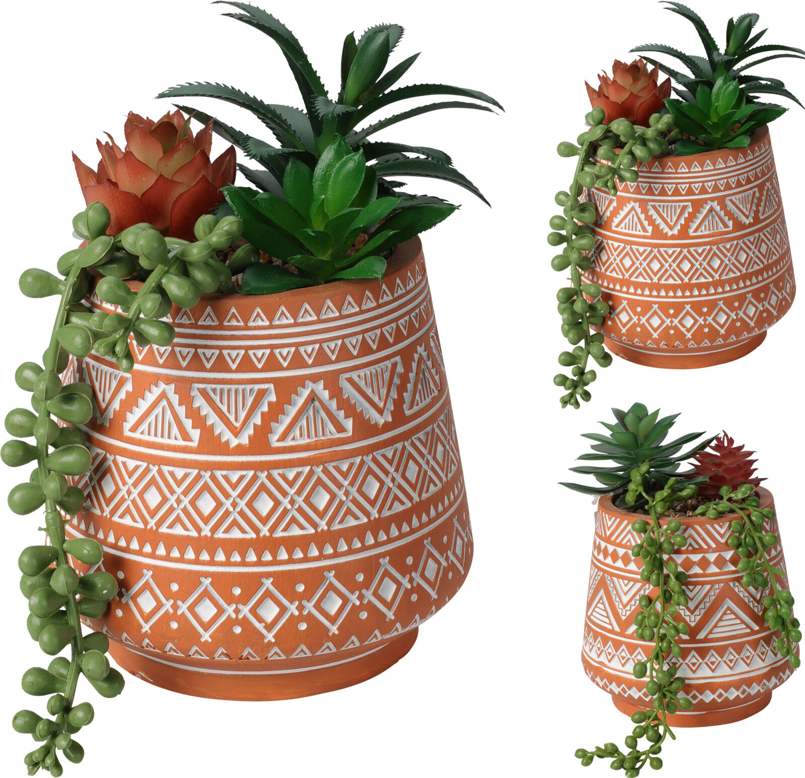 PLANT IN CEMENT POT 15CM 2 ΔΙΑΦΟΡΕΤΙΚΑ ΣΧΕΔΙΑ