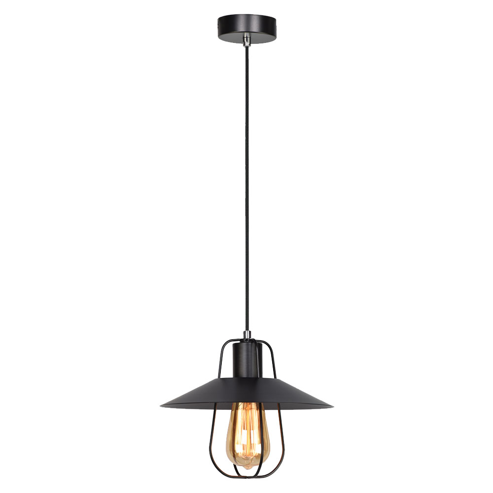 SUNLIGHT PENDANT LIGHT E27 60W BLACK