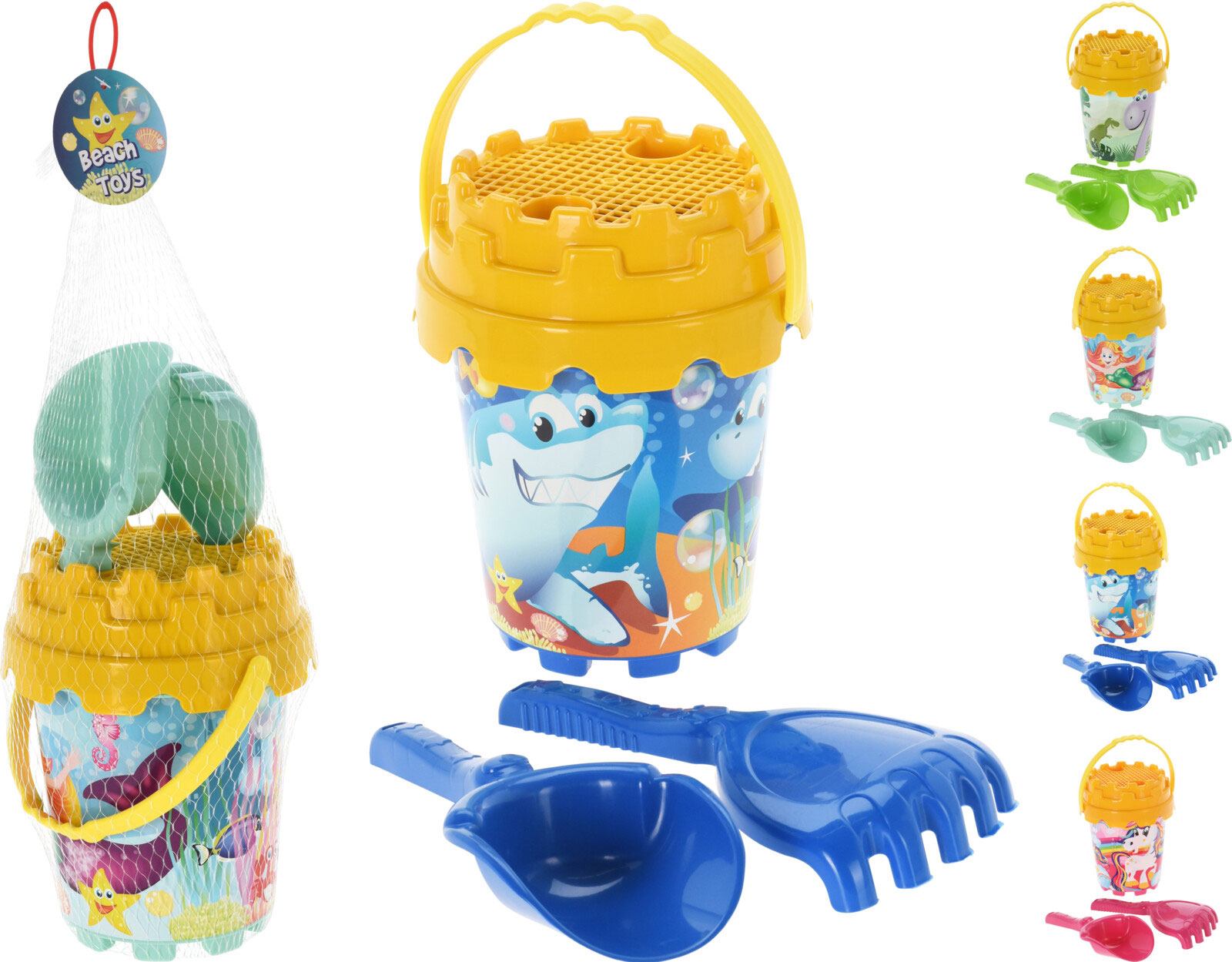 BEACH TOY SET PP SET 4PCS 4 ΔΙΑΦΟΡΕΤΙΚΑ ΧΡΩΜΑΤΑ