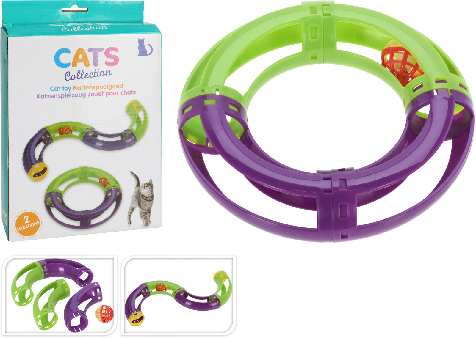 CAT TOY CHASE GAME PP 2-IN-1