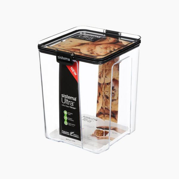 SISTEMA ULTRA TRITAN UNIVERSAL BOX WITH GLASS LID 2750ML