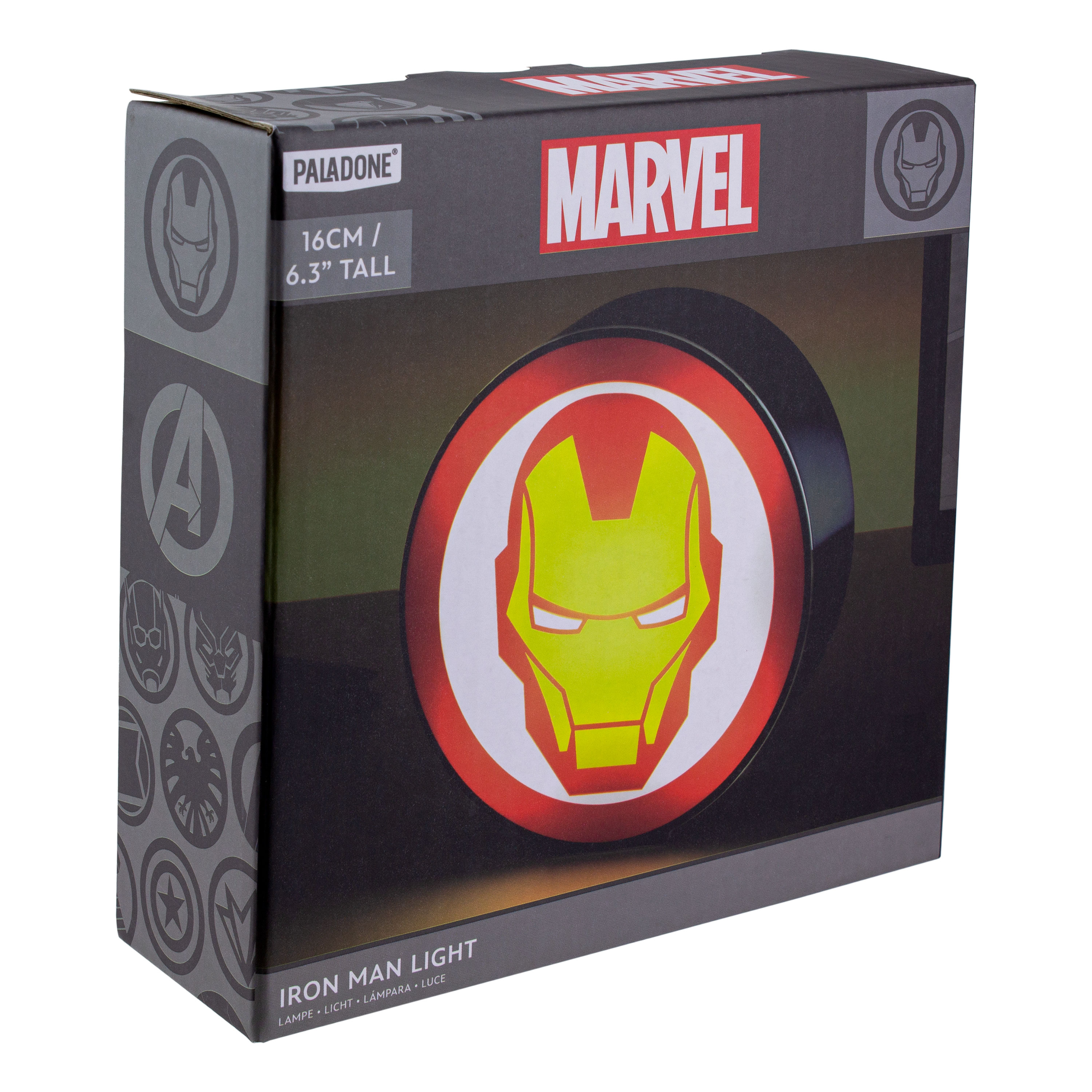 PALADONE PP9861MA MARVEL IRON MAN BOX LIGHT HOME