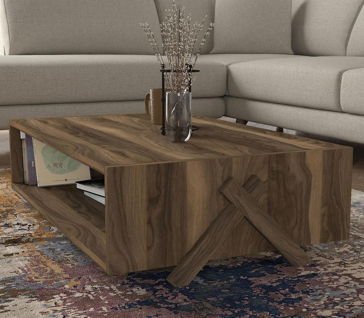 ARTELIBRE 14410036 KOS COFFEE TABLE 98X60X26CM