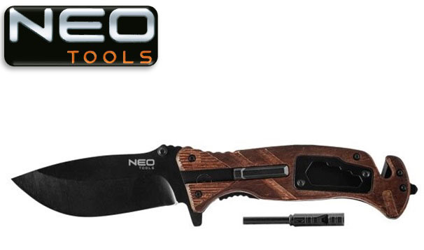 NEO 6 IN 1 SURVIVAL FOLDING KNIFE 22CM