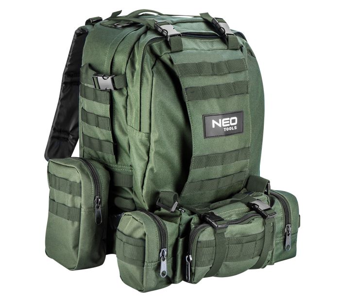 NEO CAMO SURVIVAL BACKPACK 4 IN 1 40L