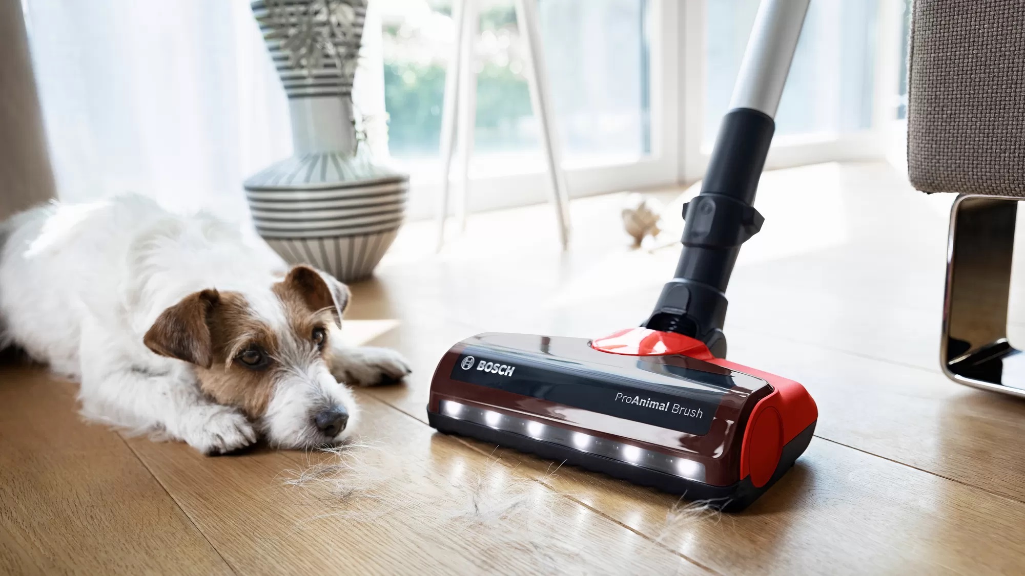 BOSCH BBS711ANM RECHARGABLE VACUUM STICK UNLIMITED 7 PROANIMAL 18V RED