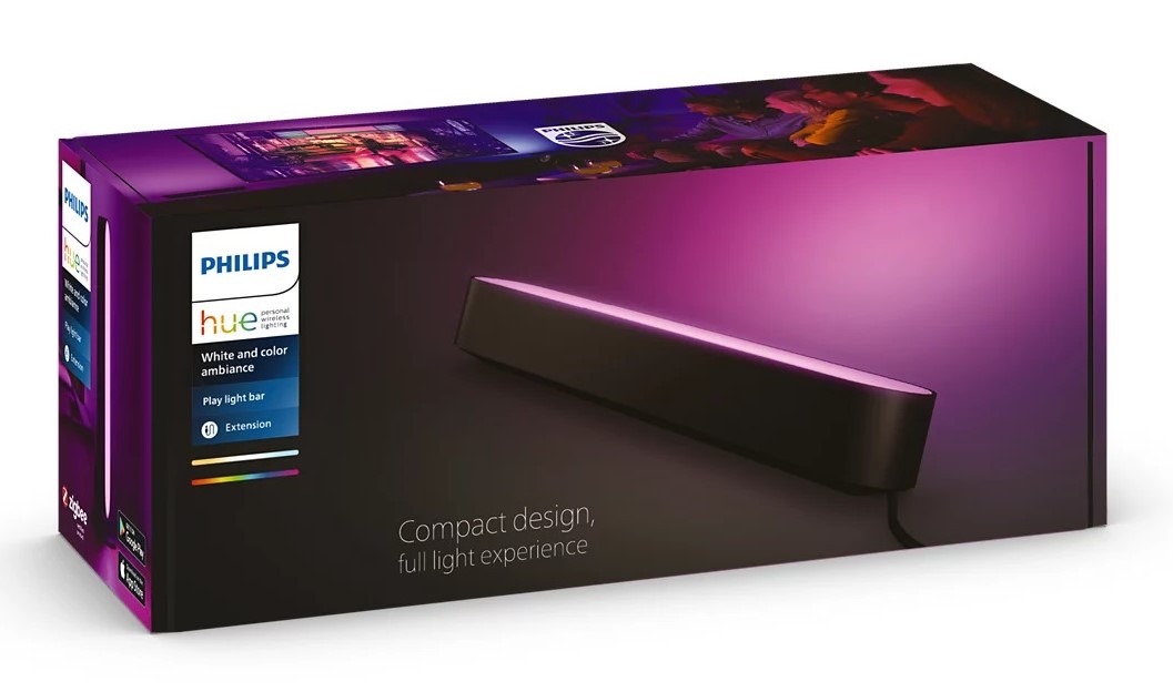 PHILIPS HUE PLAY LIGHT BAR PACK 1PC BLACK