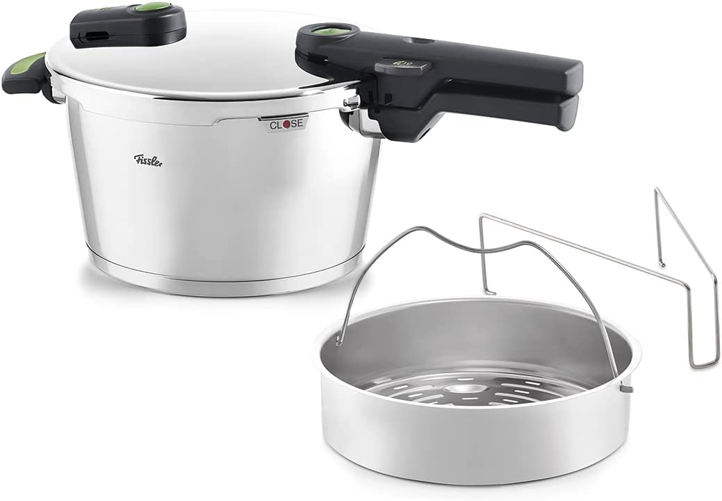 FISSLER VITAQUICK PRESSURE COOKER WITH STEAMER 4.5L