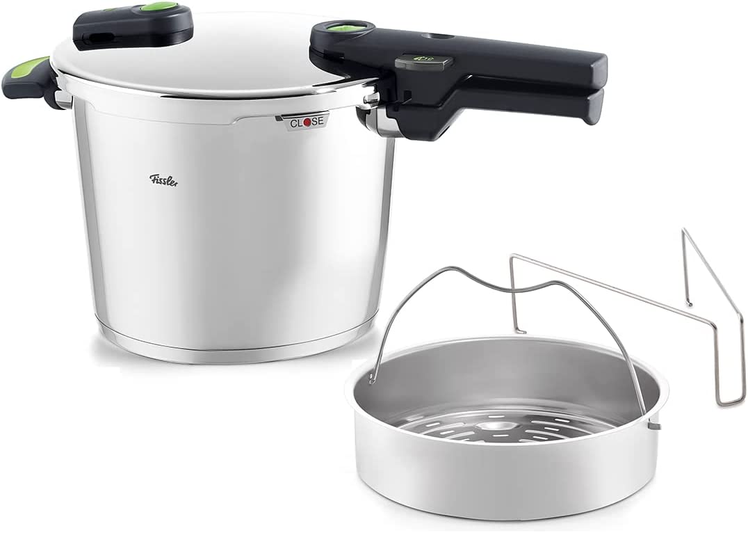 FISSLER VITAQUICK PRESSURE COOKER WITH STEAMER 6L