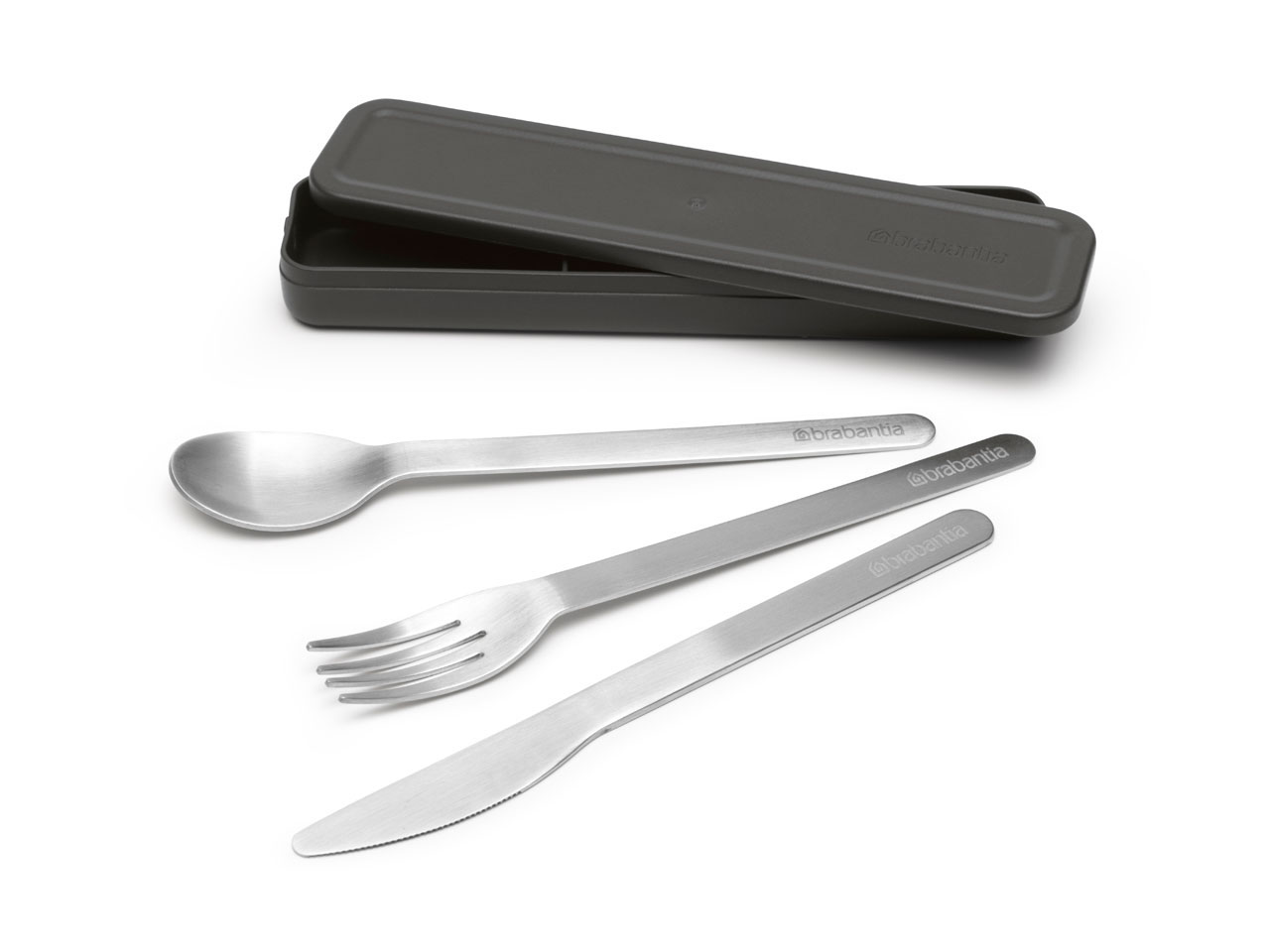 BRABANTIA MAKE & TAKE CUTLERY 3PCS DARK GREY