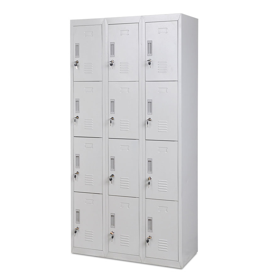 ELENDIL METAL CABINET WITH 12 CASE 185X90X40CM