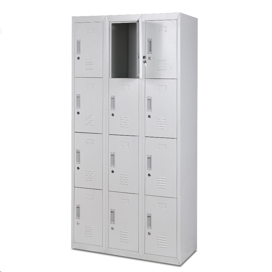 ELENDIL METAL CABINET WITH 12 CASE 185X90X40CM