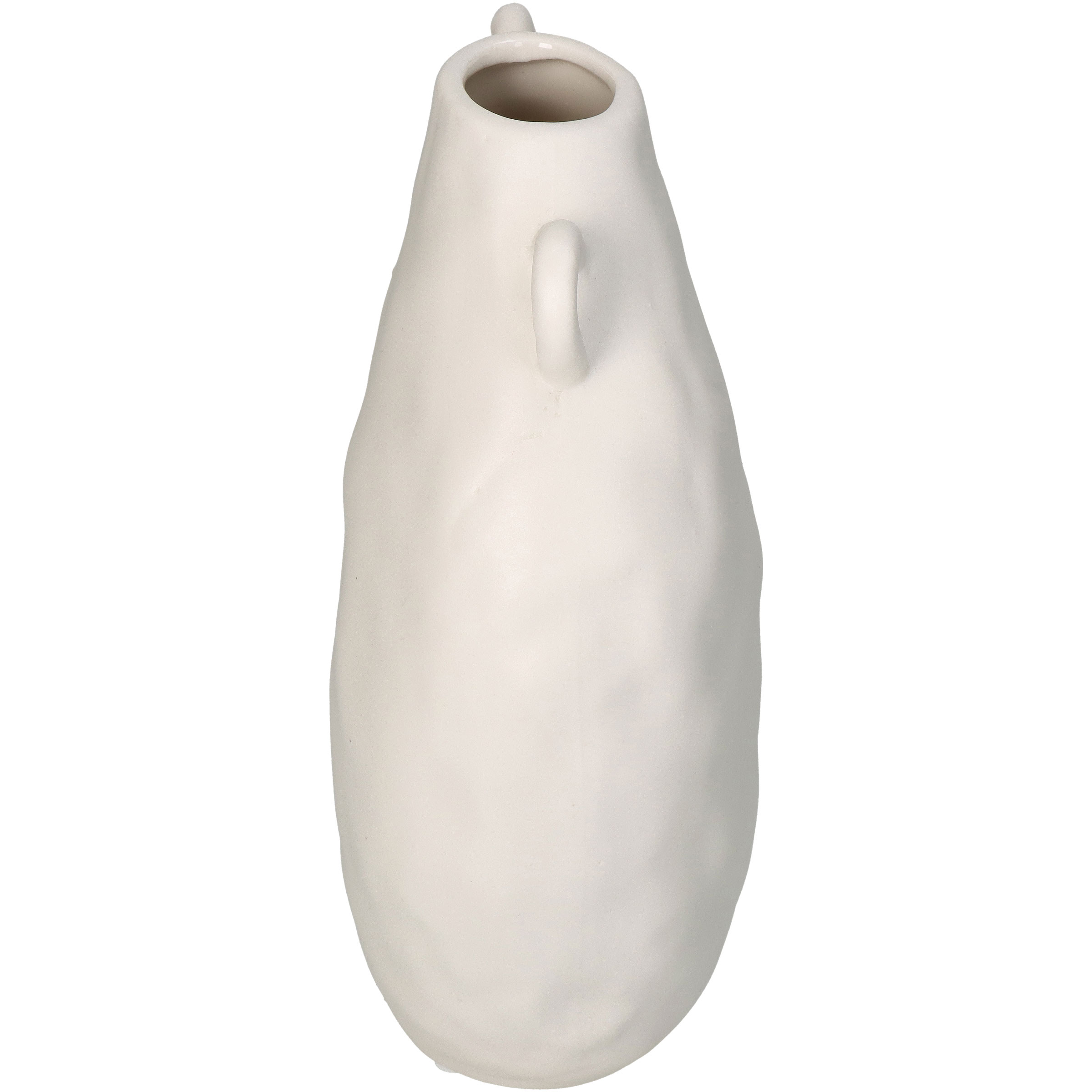 KERSTEN VASE PORCELAIN WHITE 15.5X8.1X20CM