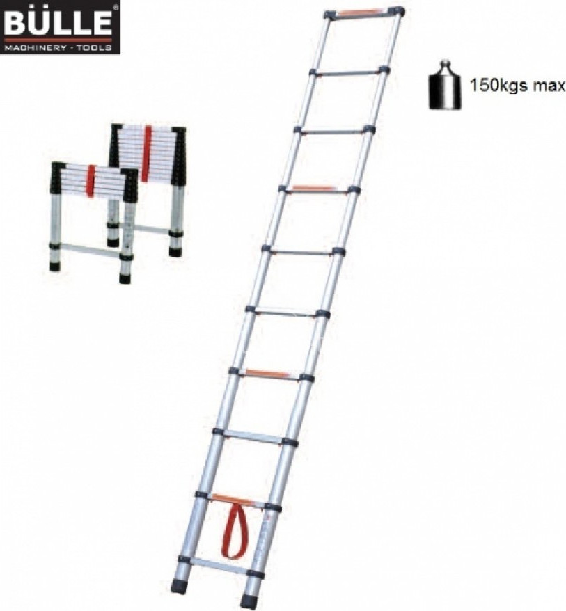 BULLE 631152 TELESCOPIC LADDER 13ST 3.81M