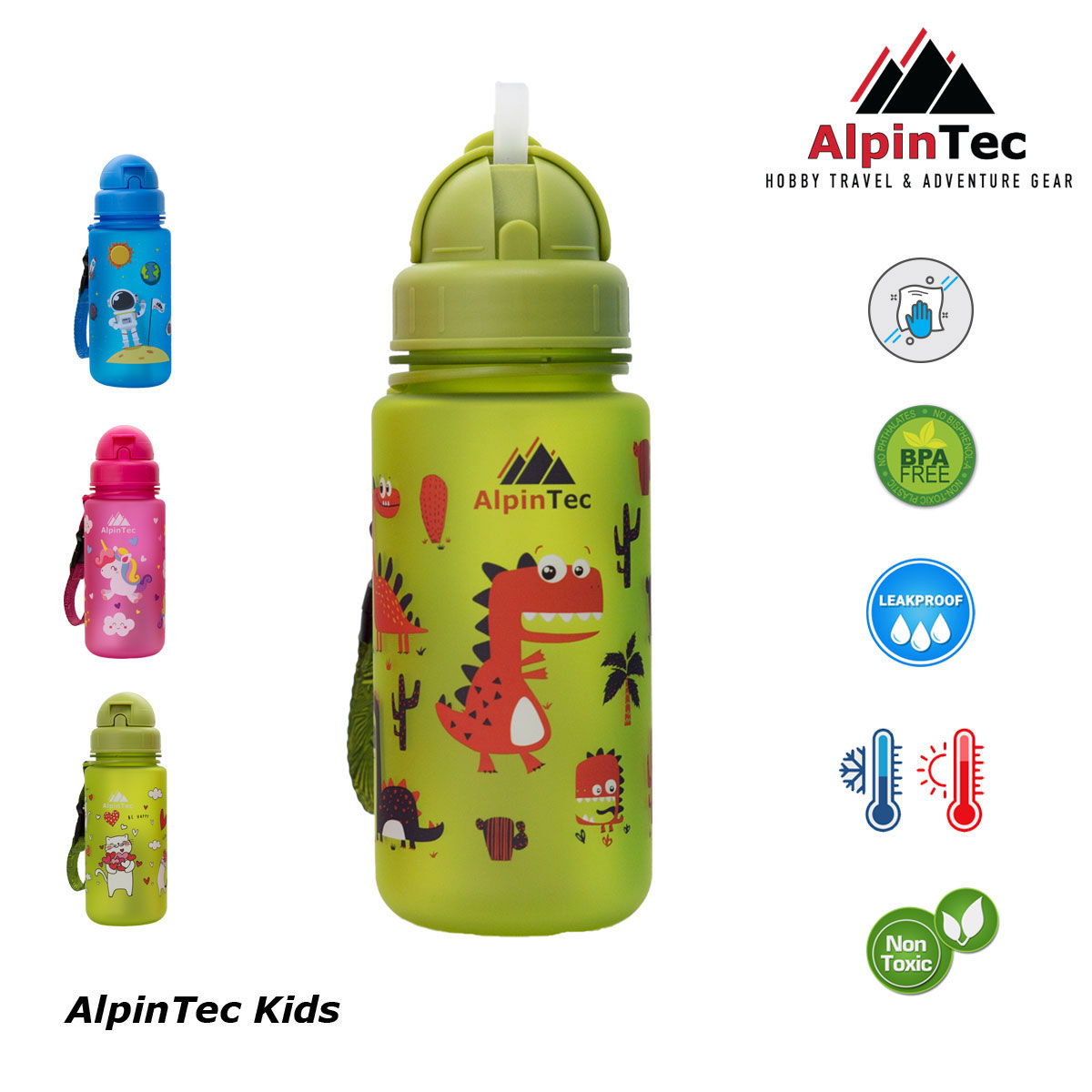 ALPIN TEC ΠΑΙΔΙΚΟ ΠΑΓΟΥΡΙ DINOSAUR 400ML