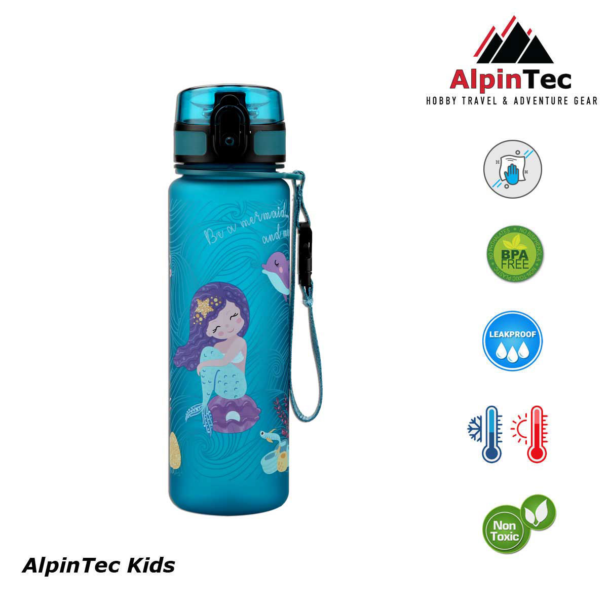 ALPIN TEC ΠΑΙΔΙΚΟ ΠΑΓΟΥΡΙ MERMAID 500ML