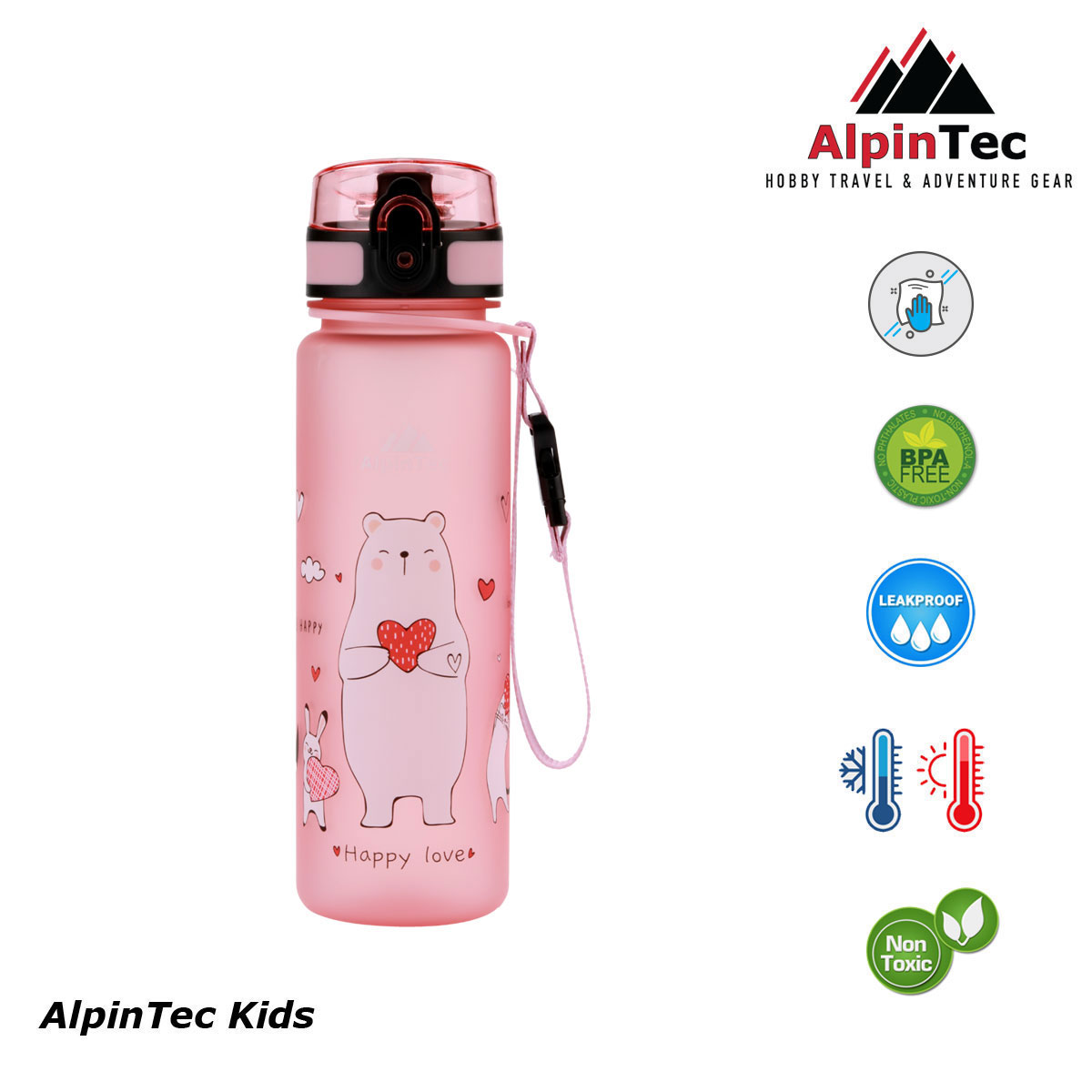 ALPIN TEC ΠΑΙΔΙΚΟ ΠΑΓΟΥΡΙ FLAMINGO 500ML